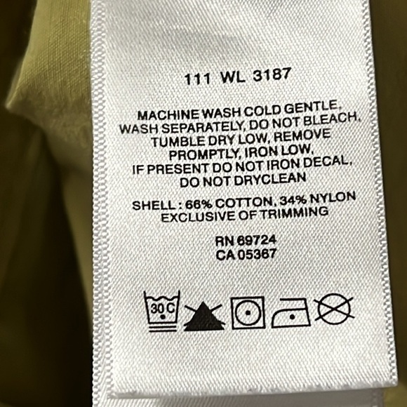 COLUMBIA CHARTREUSE GREEN LIGHTWEIGHT LONG JACKET SIZE LARGE - Picture 5 of 6